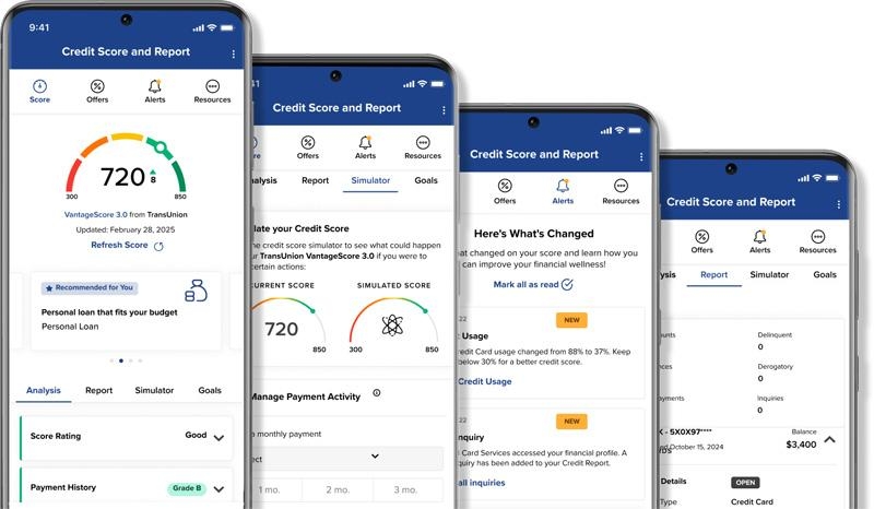Image of Phones with Credit Sense Displayed