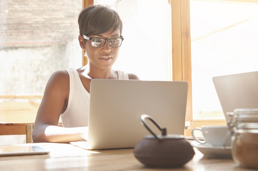 Image of Person Paying Online