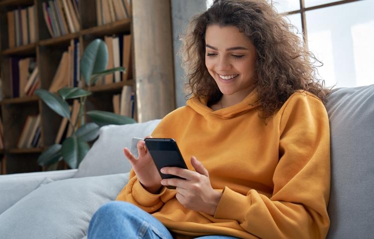 Girl on phone